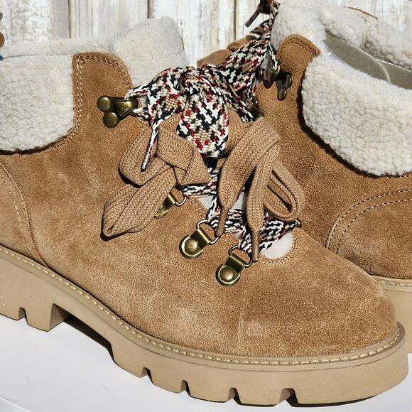 White Mountain Women's Gloving Hiker Lace Up Booties - Size 11 - Chestnut - Picture 9 of 12